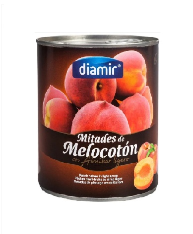 MELOCOTON EN ALMIBAR EXTRA DIAMIR 1KG
