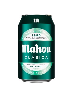 MAHOU CERVEZA LATA CAJA 24 UNIDADES