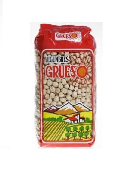 GRUESO GARBANZO CASTELLANO BOLSA 1 KG.