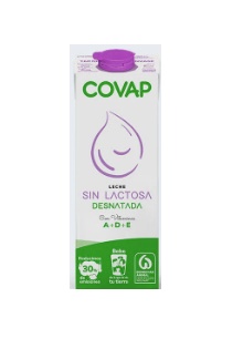 COVAP LECHE SEMI SIN LACTOSA  BRIK 1 L.X 6 U.