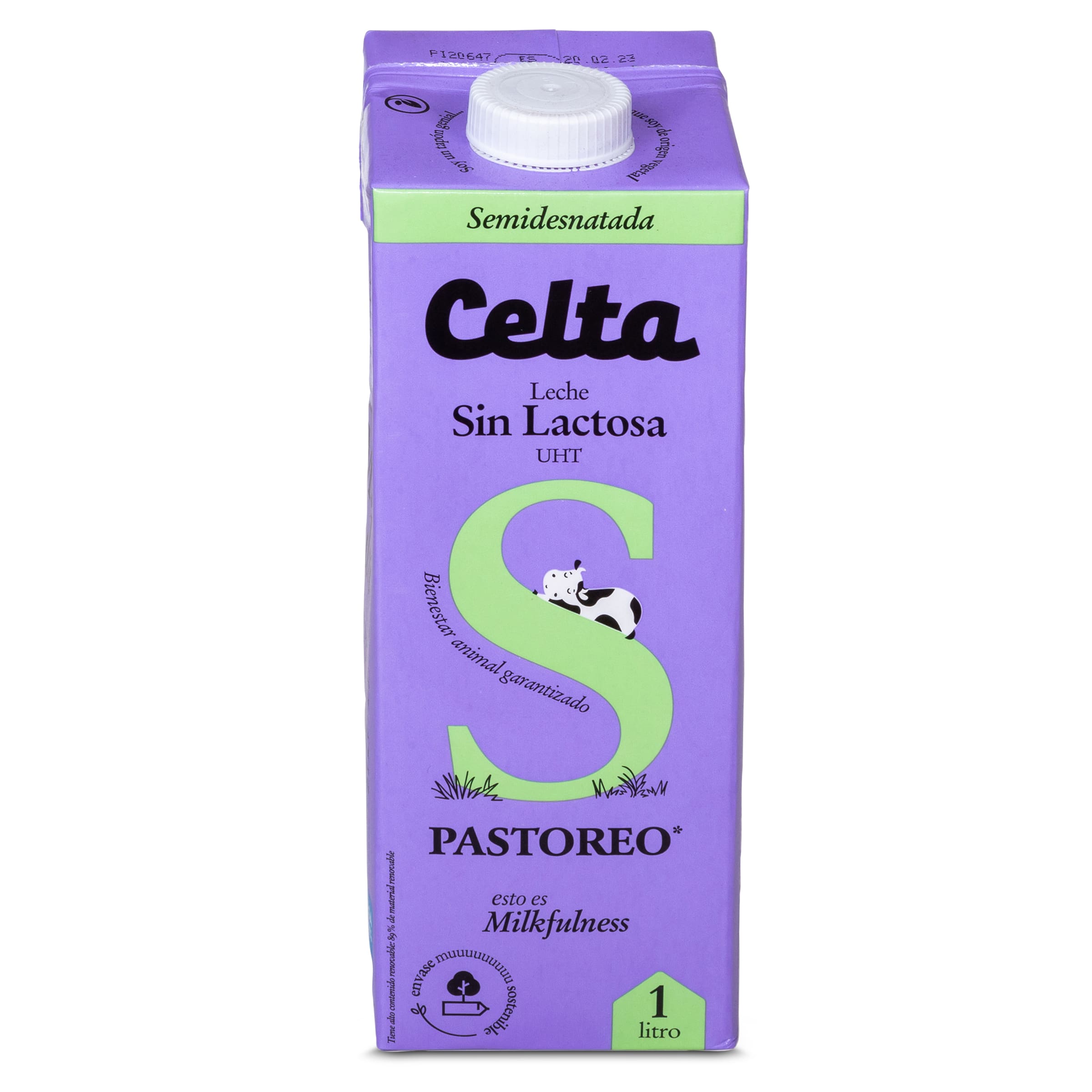 LECHE CELTA SIN LACTOSA BRIK PACK 6 UNID
