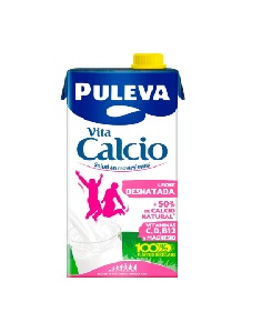 LECHE PULEVA CALCIO DESNATADA BRICK 1 L PACK6