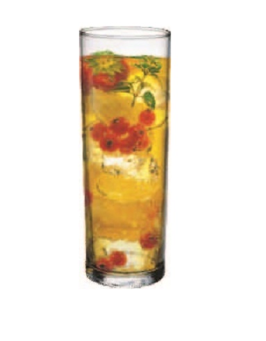 VASO CRISTAL TUBO REFORZADO CAJA 24 NUNID.