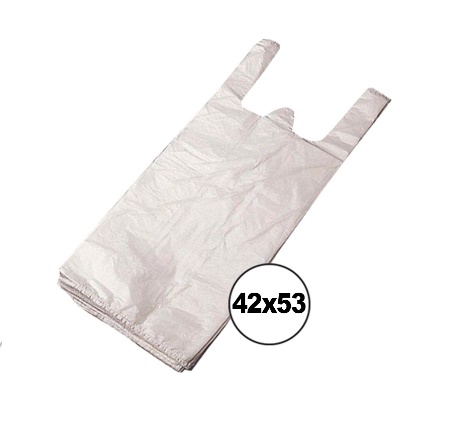 BOLSA CAMISETA 42X53 PACK 52 UNIDADES
