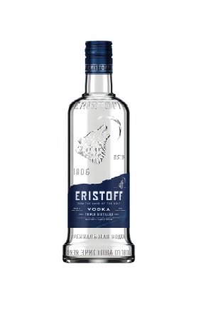 VODKA ERISTOFF BOTELLA  70 CL